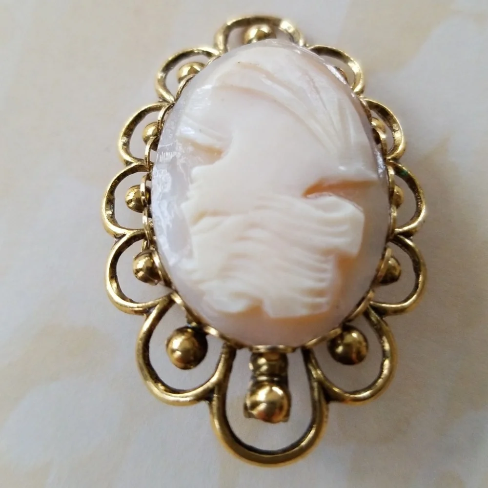 Vintage Cameo Brooch